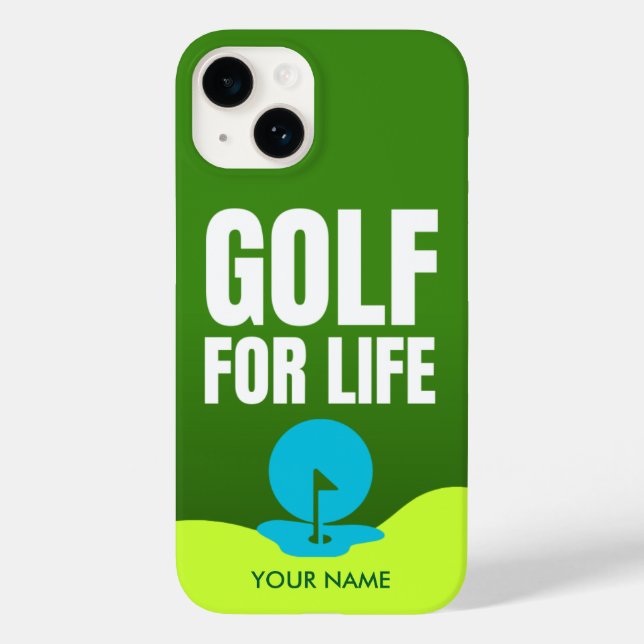 Anpassad Golfer iphone case (Baksida)