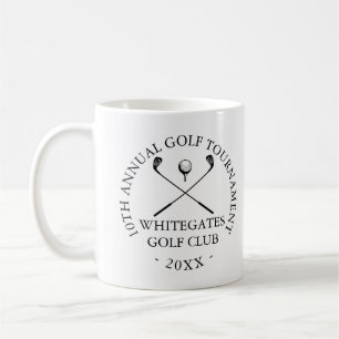 Anpassad golfklubbsturnering kaffemugg