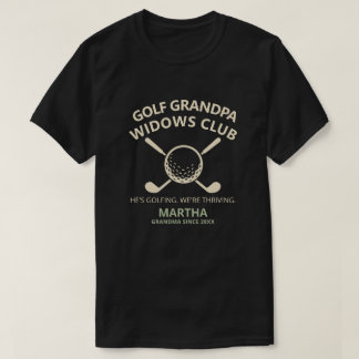 Anpassad golfmamma änklingsklubb rolig present til t shirt