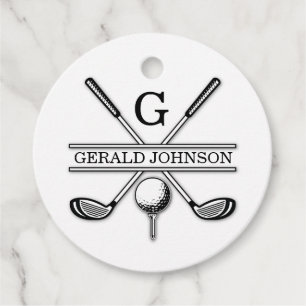 Anpassad golfmonogram logodesign gåvor etiketter
