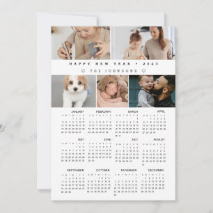 Anpassad Gott Nytt År 2025 Kalender Fotokollage