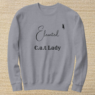 Anpassad grå och svart text för kattmamma som älsk t shirt