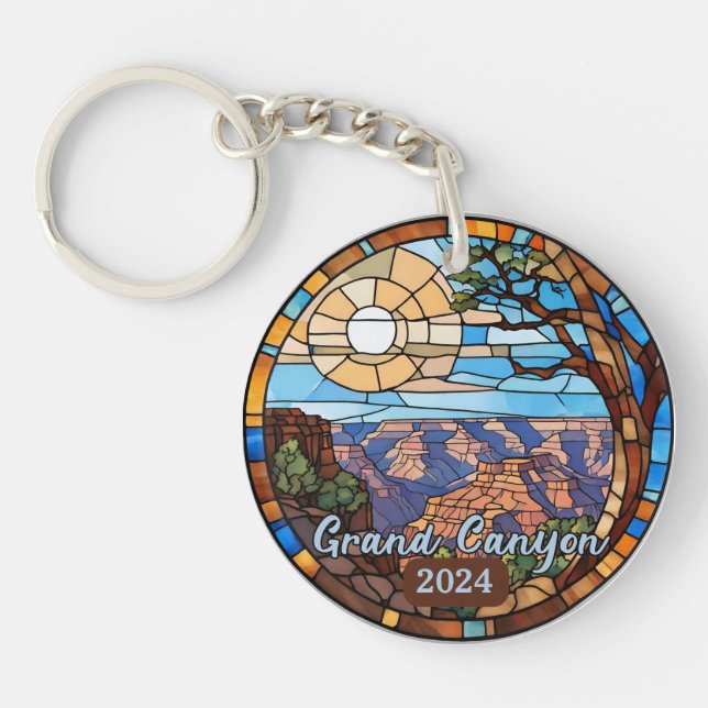Anpassad Grand Canyon Falskt Glasmosaik  (Framsidan)