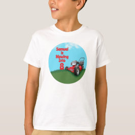 Anpassad Gräsklippare Barnkalas T Shirt