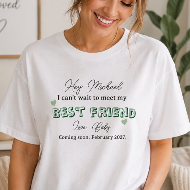 anpassad graviditetsannonsering  t shirt (Skapare uppladdad)