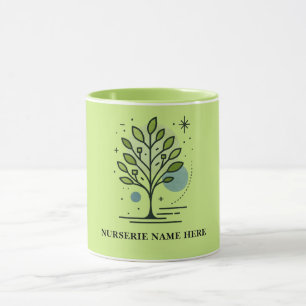 Anpassad Greenleaf Nursery Branding Mugg