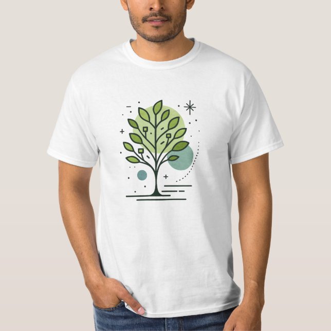 Anpassad Greenleaf Nursery Branding  T Shirt (Framsida)