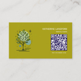 Anpassad Greenleaf Nursery Branding Visitkort