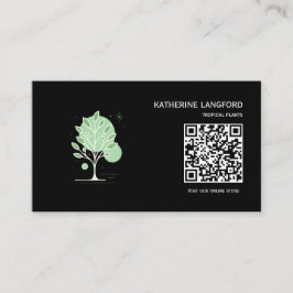 Anpassad Greenleaf Nursery Branding Visitkort