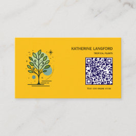 Anpassad Greenleaf Nursery Branding Visitkort
