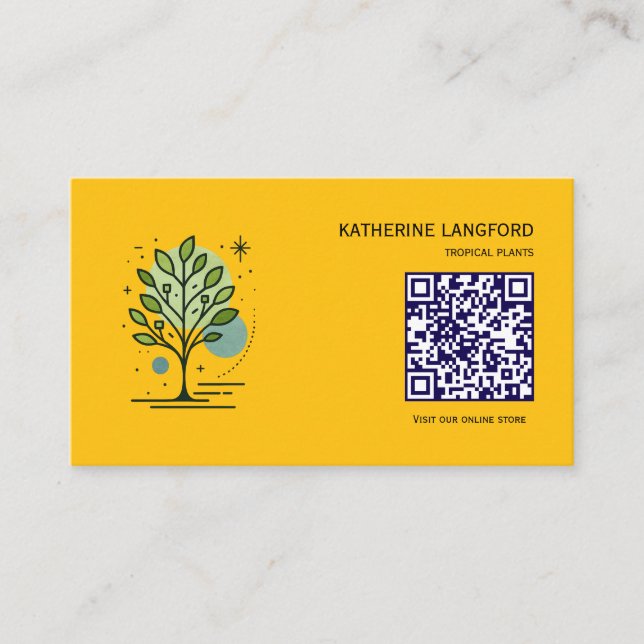 Anpassad Greenleaf Nursery Branding  Visitkort (Framsida)