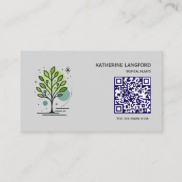 Anpassad Greenleaf Nursery Branding Visitkort