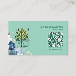 Anpassad Greenleaf Nursery Branding Visitkort