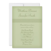 Anpassad Grönt Inbjudan till Irish Celtic Knot Wed