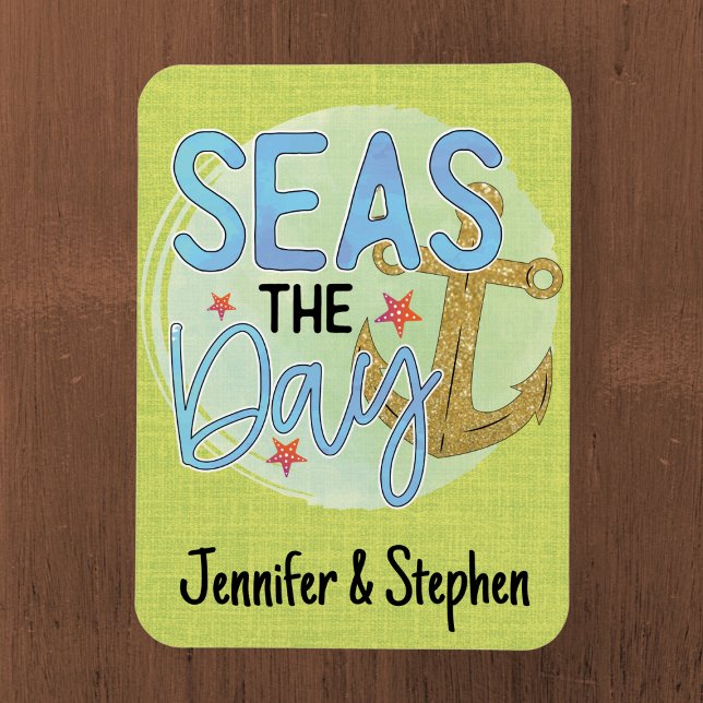 Anpassad Grönt till havs vid Dag-domän Magnet (Skapare uppladdad)