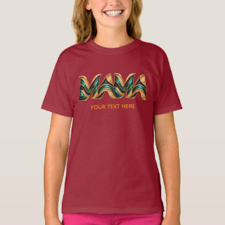 Anpassad grundläggande t-shirt för flickor
