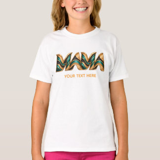 Anpassad grundläggande t-shirt för flickor