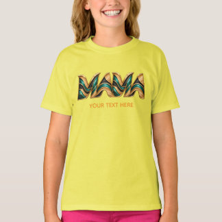 Anpassad grundläggande t-shirt för flickor
