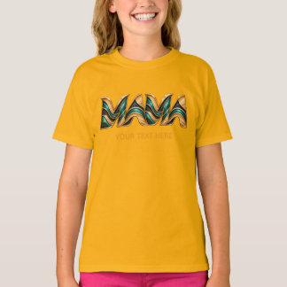 Anpassad grundläggande t-shirt för flickor