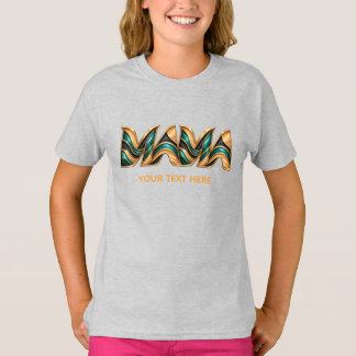 Anpassad grundläggande t-shirt för flickor