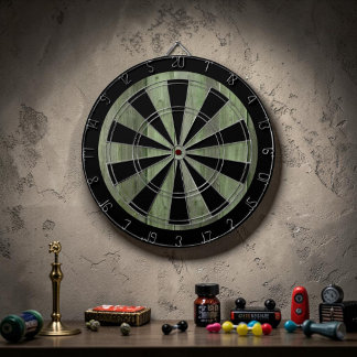 Anpassad Grunge Grön Spel Darttavla