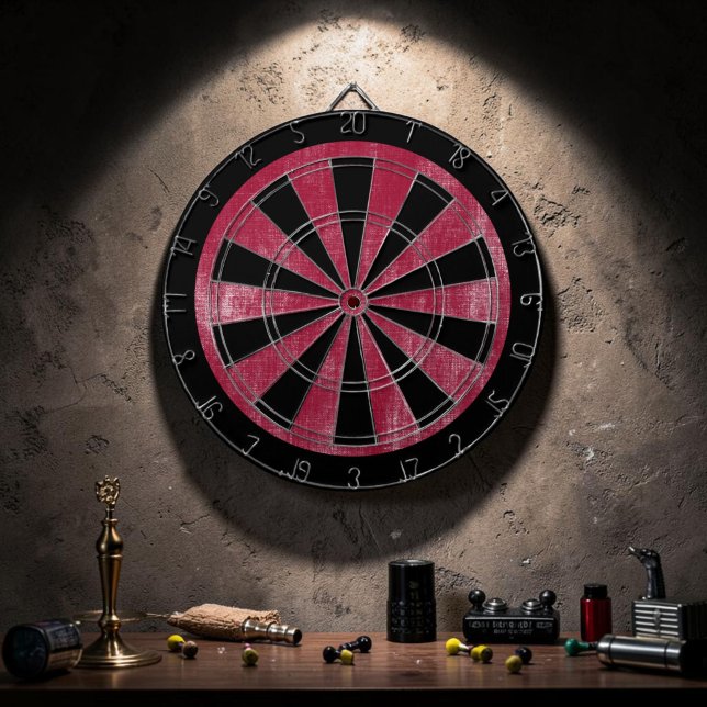 Anpassad Grunge Röd Spel Darttavla (Skapare uppladdad)