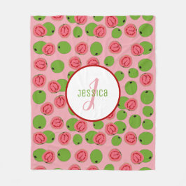 Anpassad Guava Fruit Mönster Fleecefilt