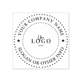 Anpassad gummistämpel för företagslogotyp  stämpel