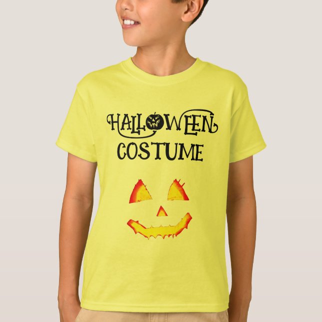 Anpassad HALLOWEEN COSTUME Funny Gag Kids Outfit T Shirt (Framsida)