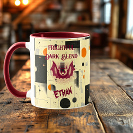 Anpassad Halloween - Mörk Fladdermusblandning Mugg