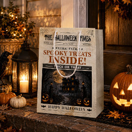Anpassad Halloween-presentväska, Halloween-tidning