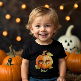 Anpassad Halloweenkalott Söt Vattenfärg  T Shirt