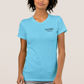 Anpassad ham-radio t shirt