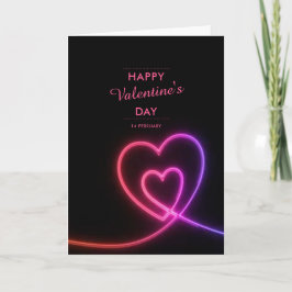Anpassad Happy Valentine's Day. 14 Februari Kort