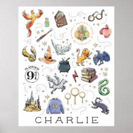 Anpassad | HARRY POTTER™-ikoner Poster