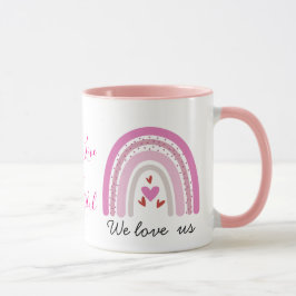 Anpassad HBTQ Pride regnbågs kaffemugg