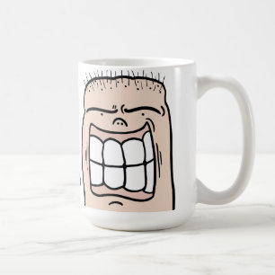 Anpassad Hej Människa humor och leende ansikte Kaffemugg