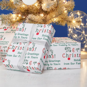 Anpassad Helgdag Jolly God jul Ornament Presentpapper