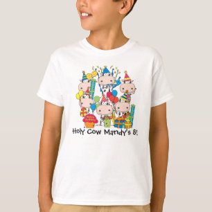 Anpassad Heliga Kow Birthday T-shirt