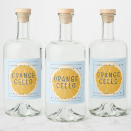 Anpassad Hemmagjord Orangecello Etikett