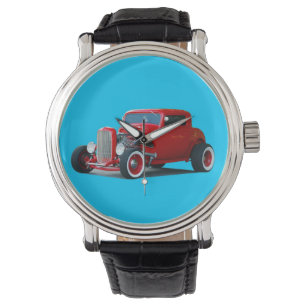 Anpassad Hett-rod-bil Armbandsur