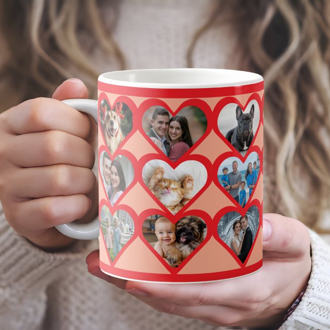 Anpassad hjärtafoto kaffemugg (Skapare uppladdad)