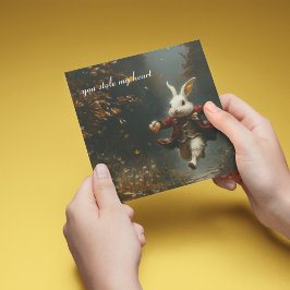 Anpassad Hjärtat Tjuv Kanin Vintage Saga Inbjudningar