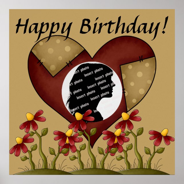 Anpassad hjärtförlossning Poster (Framsidan)