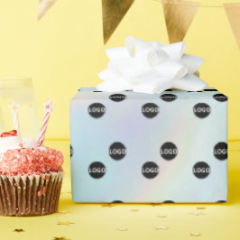 Anpassad holografisk logotyp presentpapper