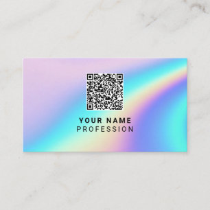 Anpassad Holografisk Qr-kod Visitkort