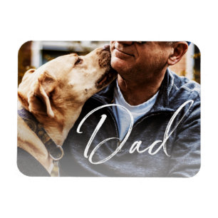 Anpassad Hund Pappa Fars dag Magnet