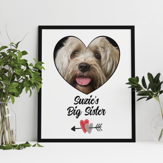 Anpassad hund, poster av stora systerbilder och te (Skapare uppladdad)