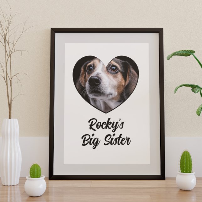 Anpassad hund stor syster poster (Skapare uppladdad)