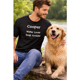 Anpassad Hundälskare Citat | Vattenälskare Tvål Un T Shirt